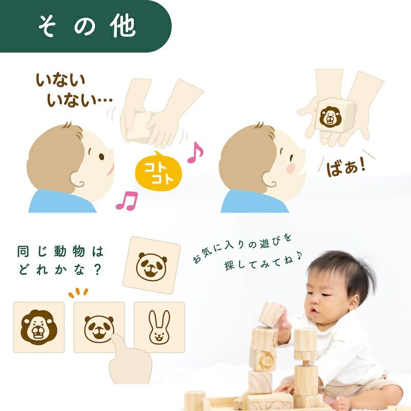 名入れ無料】はじめてのつみき 赤ちゃんと地球にやさしい松のつみき