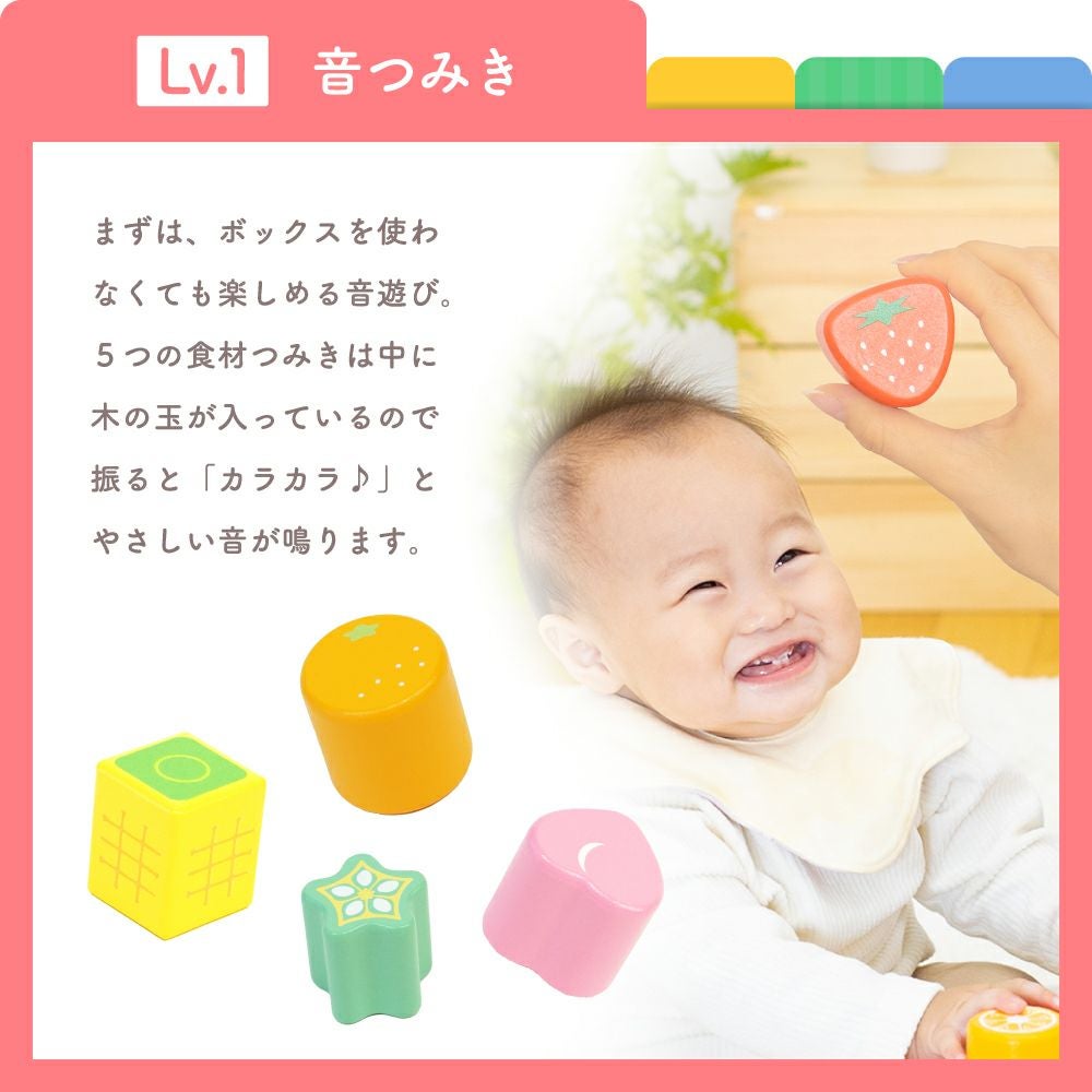 はじめてのつみき もぐもぐボックス | ウッディプッディ