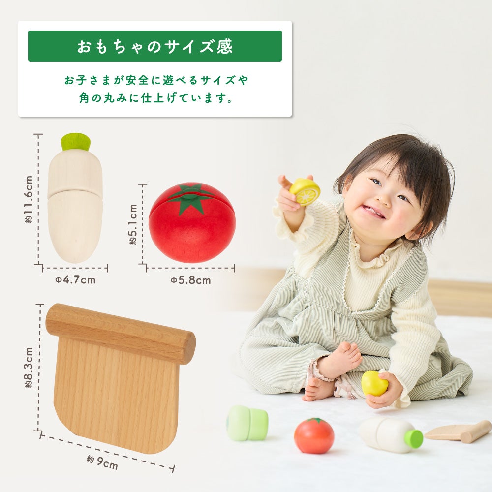 予約受付中/6月5日発売予定】 はじめてのおもちゃ ベビーサラダセット